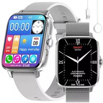 Zegarek Smartwatch Dt102 Damski, Srebrny