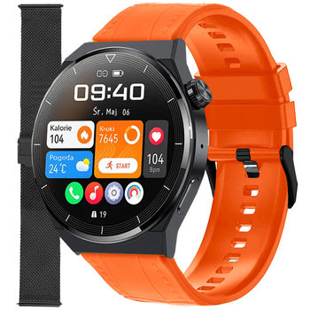 Zegarek Smartwatch Enter SAT.14.238.144-SET pomarańczowy pasek bransoleta - Inna marka