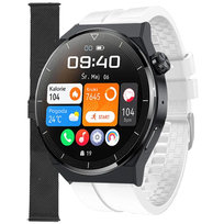 Zegarek Smartwatch Enter SAT.14.532.144-SET biały pasek bransoleta