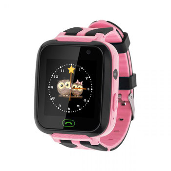 Zegarek smartwatch Kruger&Matz SmartKid dla dzieci z lokalizatorem GPS SOS APARAT różowy - Kruger&Matz