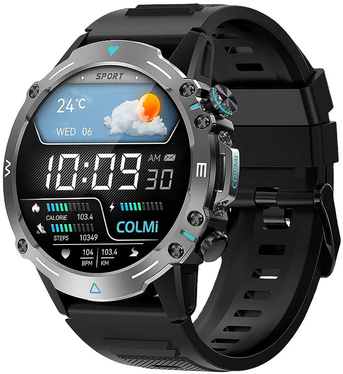 Фото - Смарт годинник ColMi Zegarek Smartwatch Męski Amoled 466X466 Rozmowy Pl Multifunkcyjny 