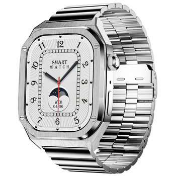 Zegarek Smartwatch Męski Hagen HC73.111.1411.536-SET srebrny - Hagen