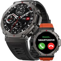 ZEGAREK SMARTWATCH MĘSKI WODOODPORNY SPORT GPS ROZMOWY MENU PL SMART WATCH
