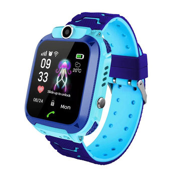 Zegarek smartwatch Q12 dla dzieci wodoodporny niebieski - R2invest