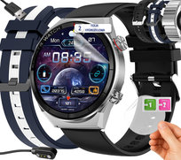 Zegarek Smartwatch Rubicon Rozmowy Puls 2 Paski Bransoleta Menu PL LIMITED