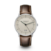 Zegarek Sternglas Naos Big Date alabaster, 38 mm brak informacji