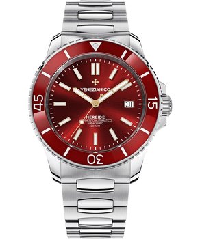 Zegarek Venezianico 3321503C Męski Srebrny Automatyczny, Seiko Nh35A - Venezianico