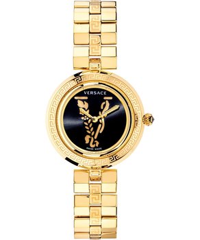 Zegarek Versace Vez400521 Damski Złoty Kwarcowy - Versace