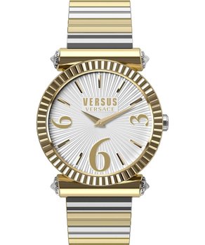 Zegarek Versus Versace Vsp1V0919 Damski Srebrno–Złoty Kwarcowy - Versace Versus