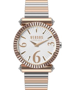 Zegarek Versus Versace Vsp1V1119 Damski Srebrno–Złoty Kwarcowy - Versace Versus
