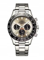 ZEGAREK X-GEQCK ELEGANCKI Srebrny Stalowa BRANSOLETA WODOODPORNY na Prezent