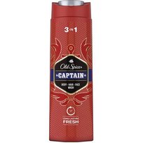Żel 3w1 OLD SPICE Captain - 400 ml dla mężczyzn do ciała twarzy i włosów energetyzujący zapach drzewo sandałowe ocean