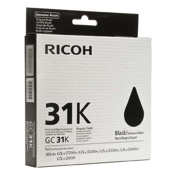 Żel Ricoh GC31K Black 1 920 stron - Ricoh