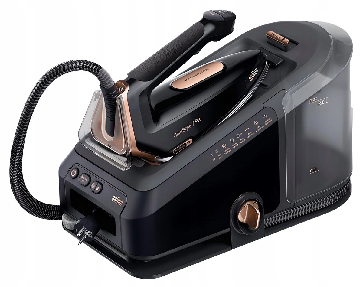 Braun ŻELAZKO MOCNY GENERATOR PARY BRAUN CareStyle IS 7286 BK
