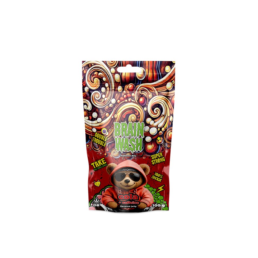 Empik Żelki konopne CBD Brain Wash Cola 100g + kofeina