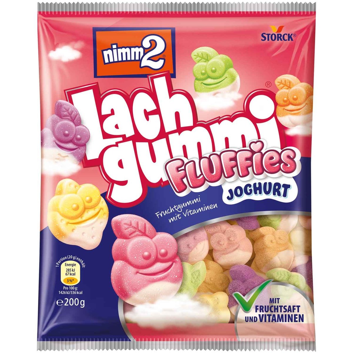 lemmikki　おまとめ Żelki NIMM2 Lach Gummi Fluffies Yoghurt 200g - Inna marka | Sklep