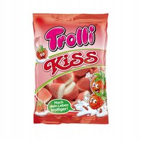 Żelki Owocowe Truskawkowe Gummy Candy 100g Włoskie Trolli