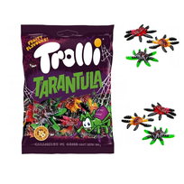 ŻELKI TROLLI TARANTULA PAJĄKI NA HALLOWEEN BEZ GLUTENU 100G Trolli