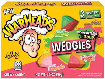 Żelki Warheads Wedgies Kwaśne Owocowe Mix Smaków 99g z USA - Inna marka