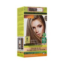 Żelowa farba do włosów, naturalna, 100% pokrycia, BEZ PPD, halal, jasny blond, CERTYFIKAT Bio-Natural, Indus Valley