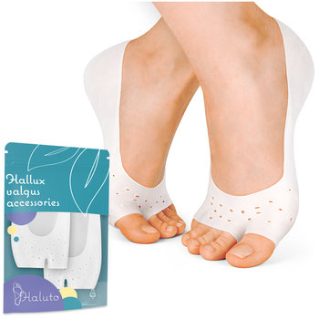 Żelowe skarpety osłony do pielęgnacji stóp spękanych pięt białe - Inna marka
