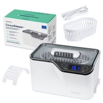 ZENT Myjka Ultradźwiękowa 600ml do Okularów, Nakładek ortodontycznych, Protez, Biżuterii, Energooszczędna, Biała