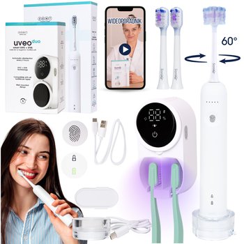 ZENT® Zestaw: Sterylizator UV Uveo Duo + Szczoteczka soniczna SoniQ+ - ZENT