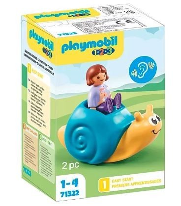 Zdjęcia - Figurka / zabawka transformująca Playmobil Zestaw 1.2.3 71322 Huśtawka z funkcją grzechotki 