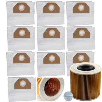 Zestaw 10 worków + Filtr do odkurzacza Karcher WD3, WD2 - Inny producent