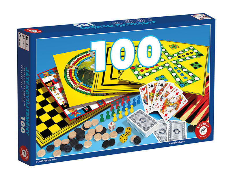 Zestaw 100 gier, gry logiczne, Piatnik