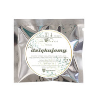 Zestaw 100 saszetek z herbatą DZIĘKUJEMY - wysokogatunkowa biała herbata różana 100x 5g eleganckie podziękowanie prezent podarunek upominek dla gości i najbliższych