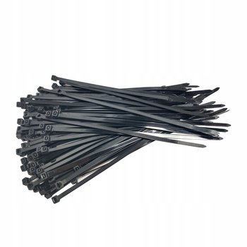 Zestaw 100x Opaska Zaciskowa Czarna z Filtrem UV Trytytki 4,8x200mm Ziperki - Farbyaerozole