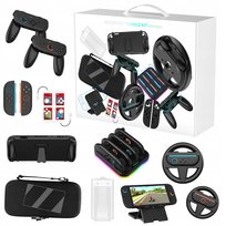 Zestaw 14w1 Akcesoria Uchwyty Futerał Ładowarka Stojak Do Nintendo Switch 2 / Jys-ns2293 JYS
