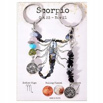 Zestaw 2 Breloczków Skorpion z Kamieni Naturalnych