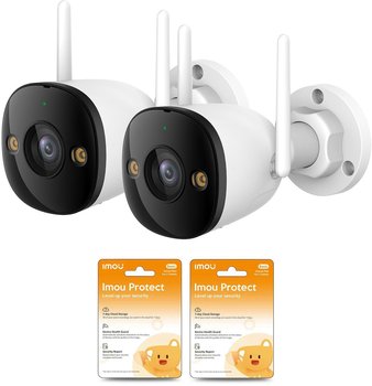 Zestaw 2 Kamer Ip Imou Bullet 2C 4Mp Ipc-F42P I 2 Chmur Imou Protect - Imou