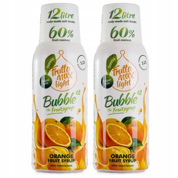 Zestaw 2 koncentratów do Saturatora FruttaMax Pomarańcza Light bez Cukru ,500 ml - SodaStream