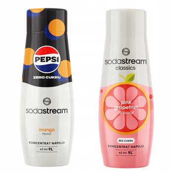 Zestaw 2 koncentratów do wody. Sodastream Pepsi MAX Mango + Grapefruit Zero - SodaStream