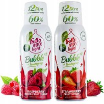 Zestaw 2 koncentratów FruttaMax Malina i Truskawka Light, 500 ml