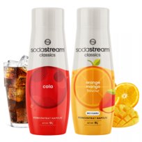 Zestaw 2 koncentratów SodaStream Cola+Orange-Mango