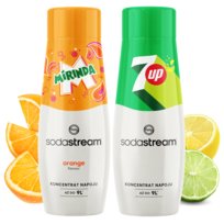 Zestaw 2 koncentratów SodaStream Mirinda+7UP