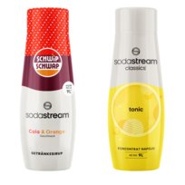 Zestaw 2 koncentratów Sodastream Shwip Shwap Cola Pomarańcza + Tonic Tonik