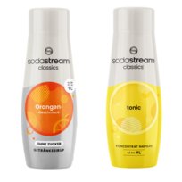 Zestaw 2 koncentratów syrop Sodastream Orange Pomarańcza Zero + Tonic Tonik