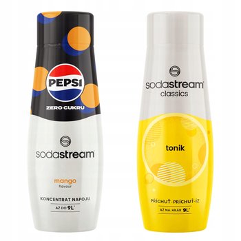 Zestaw 2 koncentratów, syropów do wody. Sodastream Pepsi MAX Mango + Tonic - SodaStream
