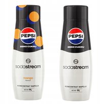 Zestaw 2 koncentratów, syropów. Sodastream Pepsi MAX Mango + Pepsi Max Zero