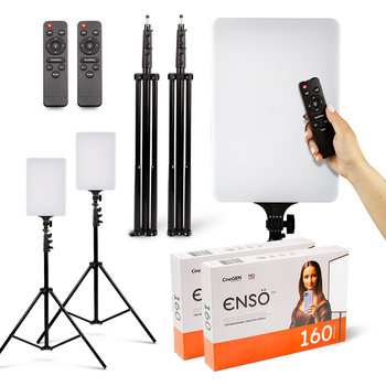 Zestaw 2 Lamp Panelowych Kosmetycznych LED ENSÖ™ 160 + Statywy - Inna marka
