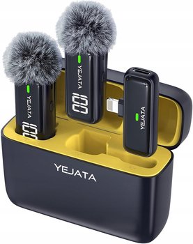 Zestaw 2 mini mikrofonów bezprzewodowych klapowych krawatowe Lightning - brak danych