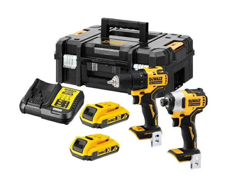 Zestaw 2-narzędziowy DEWALT Combo 18 V DCK2061D2T, DCD708 + DCD809, 2x2 Ah