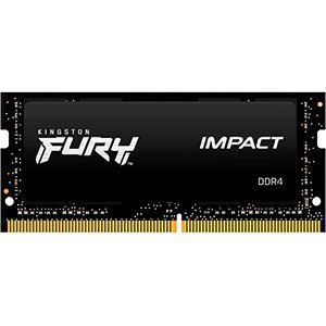 Zestaw 2 pamięci do laptopa Kingston FURY Impact 64 GB (2 x 32 GB) 3200 MHz DDR4 CL20 KF432S20IBK2/64, czarny - Kingston
