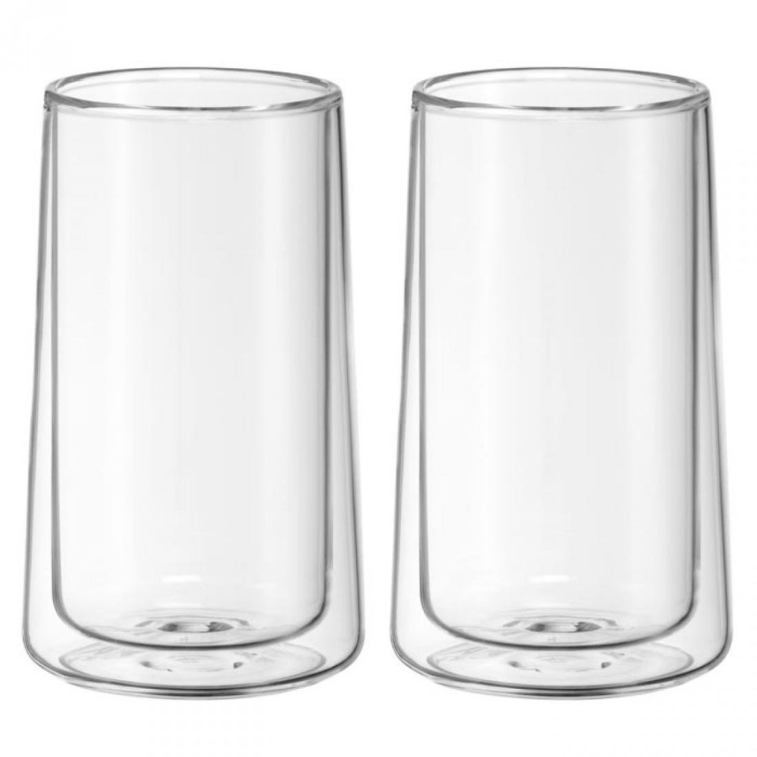 Zestaw 2 szklanek z podwójnymi ściankami WMF Ice Tea Time, 270 ml, 13x6 cm