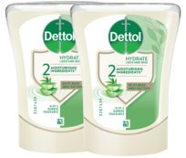 Zestaw 2 x DETTOL 250ml Aloe Vera Wkład do bezdotykowego aplikatora mydła w płynie